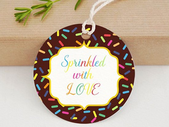 sprinkled with love tags