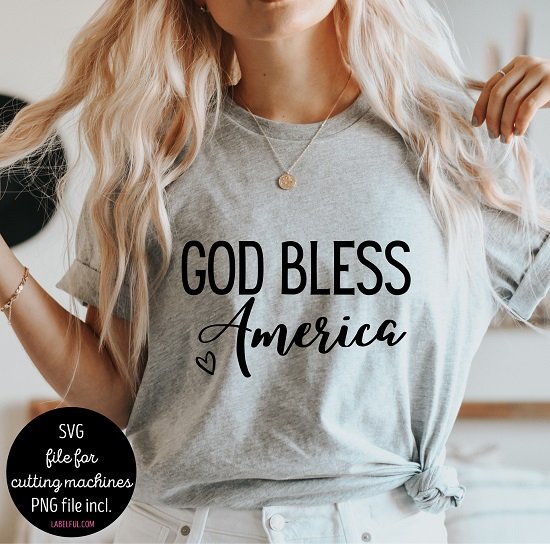 God Bless America SVG