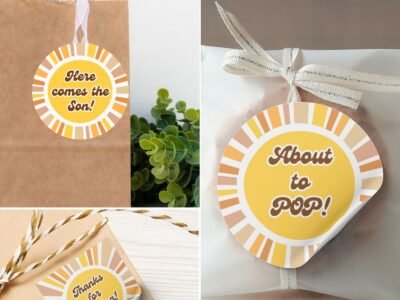 Printable Sunshine Themed Tags